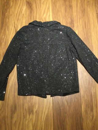 Chaqueta lentejuelas Zara T. XS