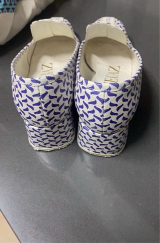 Zapatos PERTEGAZ - Azul y Blanco