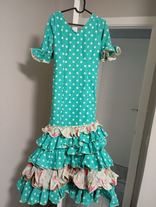 Traje Flamenca niña lunares
