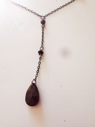 Collana con Pendente a Goccia d'Acqua