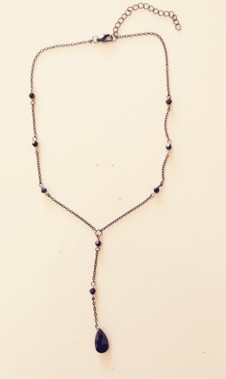 Collana con Pendente a Goccia d'Acqua