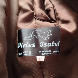 Abrigo de piel de Muton