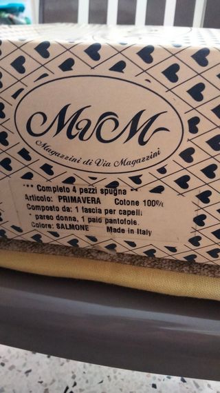 Completo spugna Primavera - 4pz