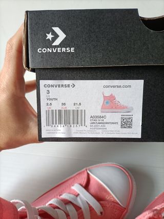 Converse flamingo glitter n.35