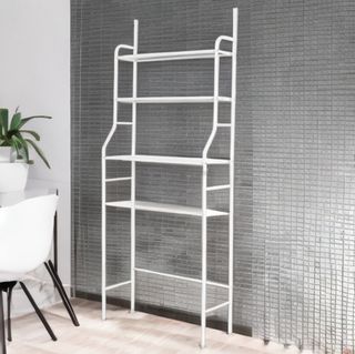 Scaffale metallo bianco 3 ripiani