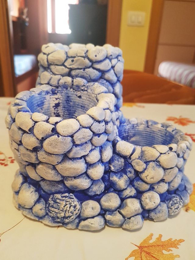 Porta piantine in roccia