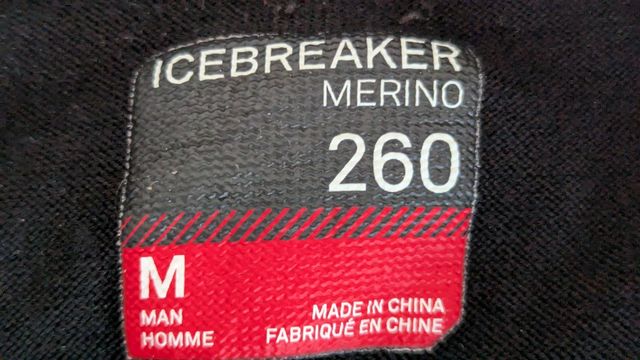 Forro Polar Icebreaker Merino 260 - M