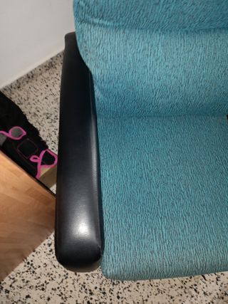 Sillón reclinable - Tejido turquesa