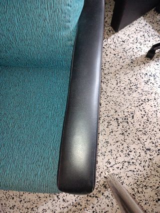 Sillón reclinable - Tejido turquesa