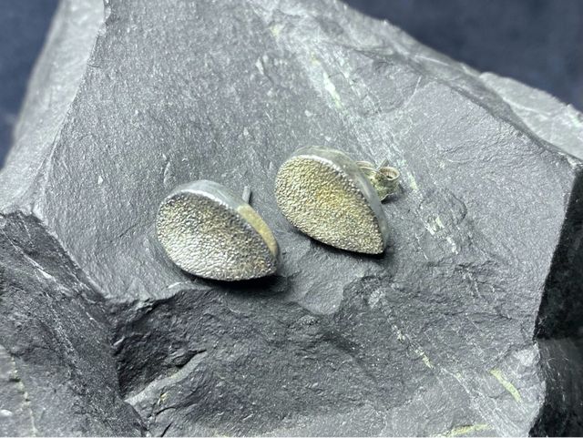 Pendiente plata gota minimalista