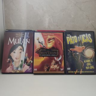 Película Rey Leon edición especial, Mulan y Pato