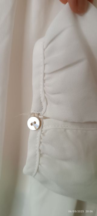 Blusa blanca Mulaya - Talla L