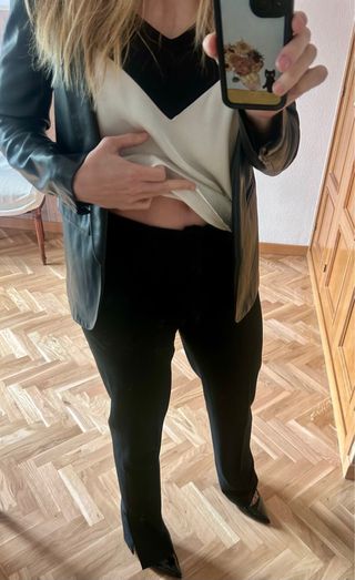 Pantalones traje negros