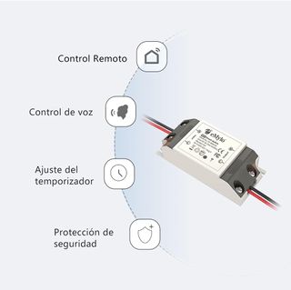 eMylo Interruptor WiFi  Switch inteligente 2.4G
