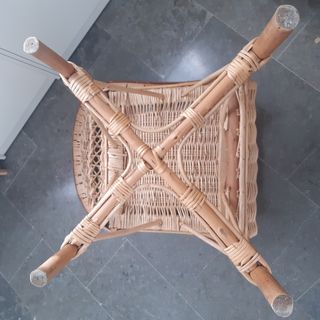 Silla mimbre natural