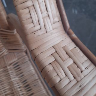 Silla mimbre natural