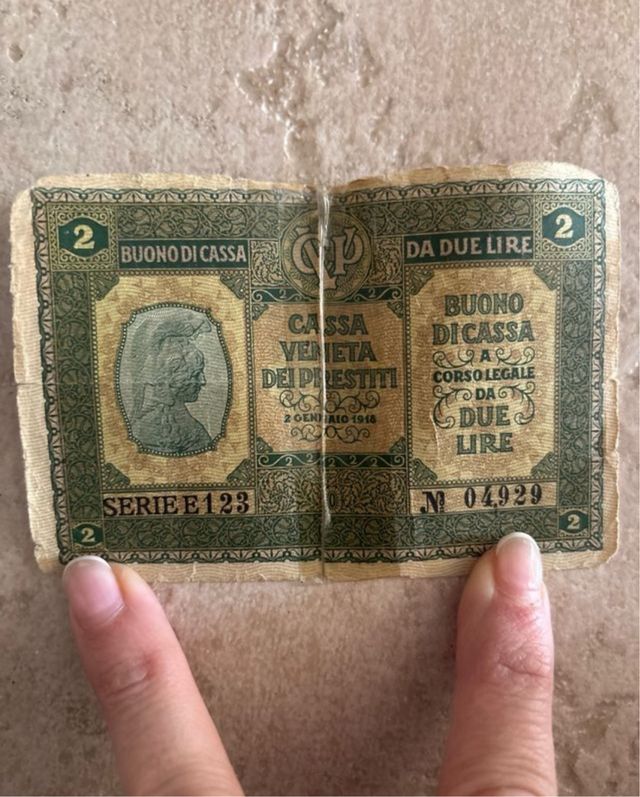 Banconota 2 Lire - Italia