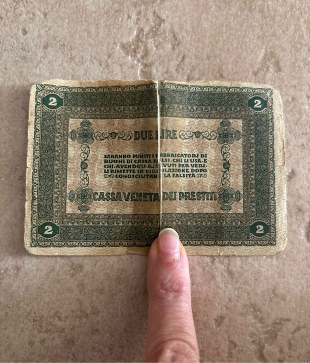 Banconota 2 Lire - Italia