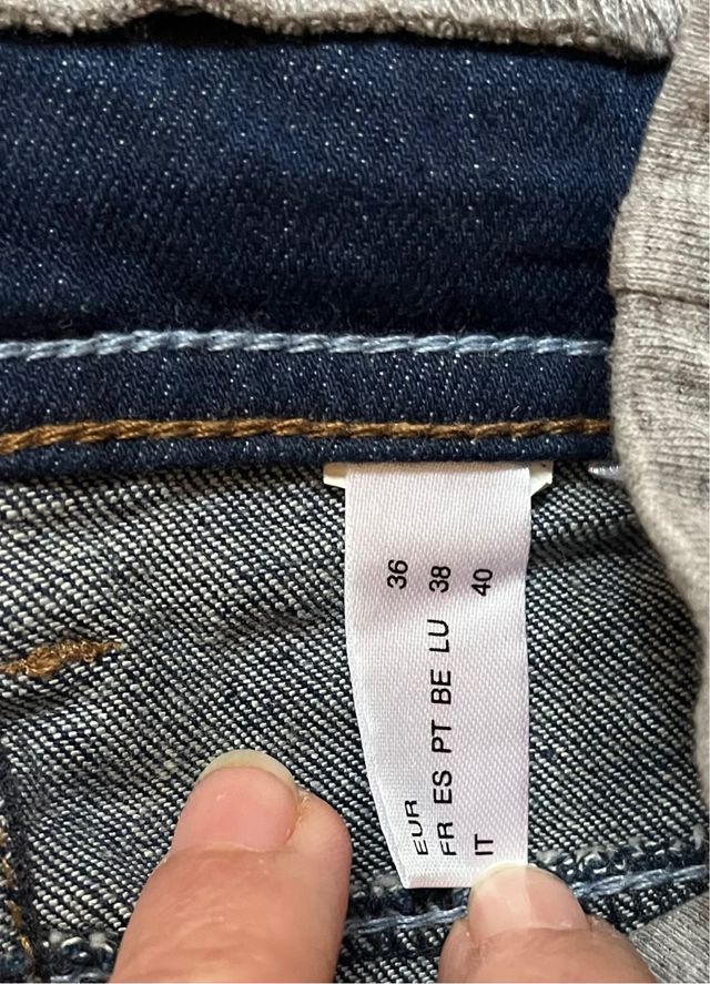 Bermuda premamá talla 38 - vaqueros