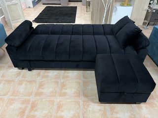 NUEVO!! SOFA CAMA CON PUFF REVERSIBLE + ARCON 