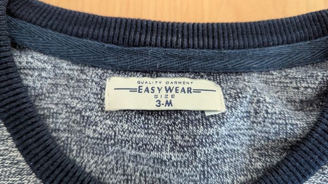 Jersey Easy Wear gris - Talla 3M