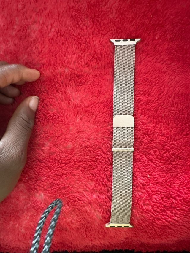 Correas Apple Watch 42mm - Beige y Blanca