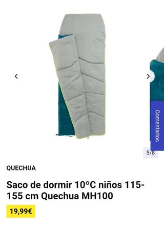 Saco dormir niño Quechua MH100 10º