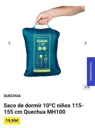 Saco dormir niño Quechua MH100 10º