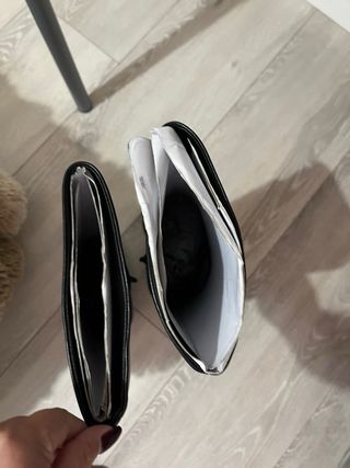 Botas altas Zara piel negra