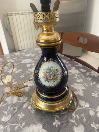 Lampada vintage  in Limonge e ottone
