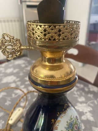 Lampada vintage  in Limonge e ottone