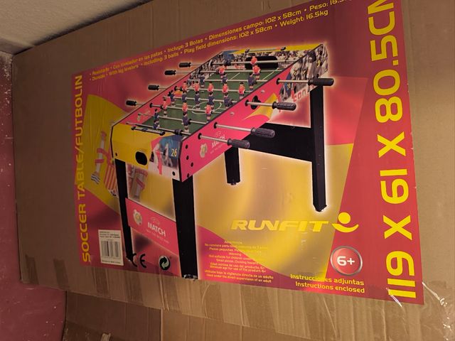 Futbolín Runfit 119x61x80.5cm