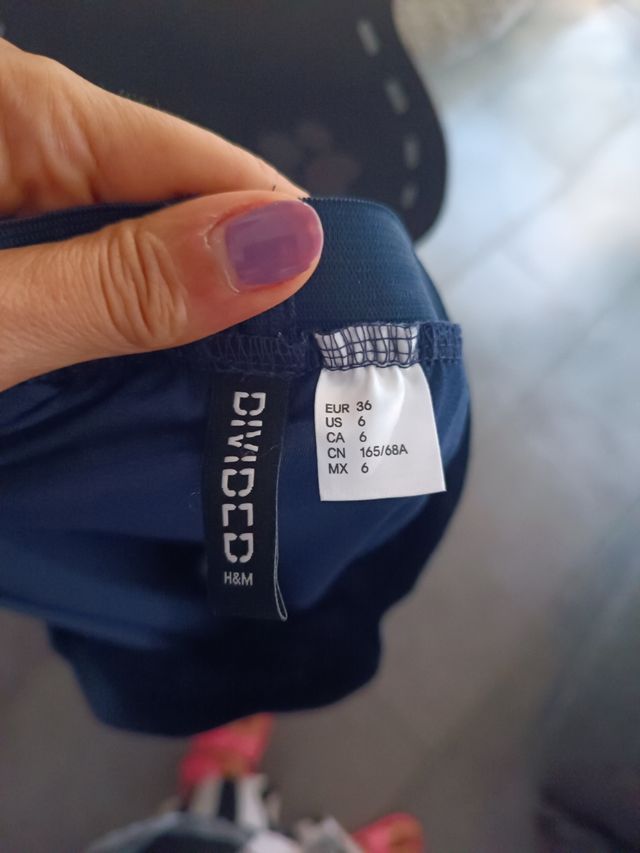 Gonna lunga blu - tg EU 36