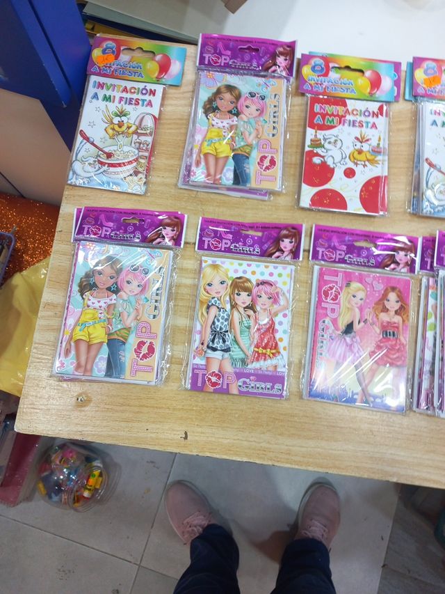 Invitaciones fiestas infantiles - 20 sobres