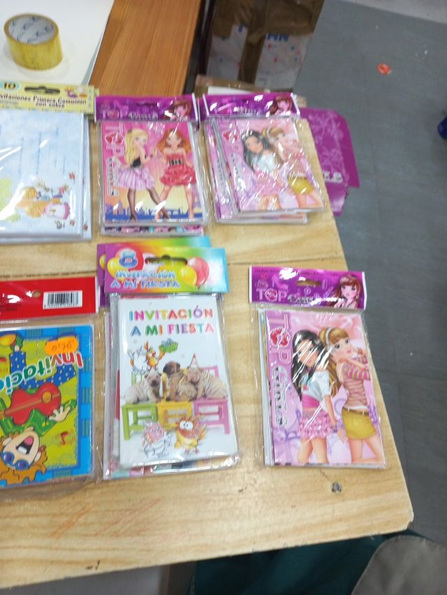 Invitaciones fiestas infantiles - 20 sobres