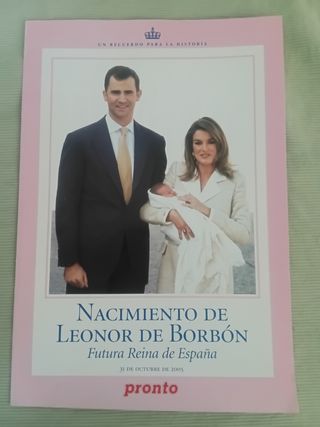 Pronto: Nacimiento de Leonor de Borbon. Portafotos
