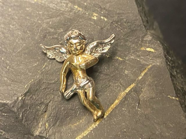 Angelito plata de ley /oro 14k