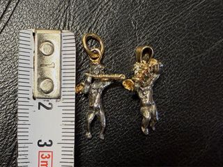 Angelitos plata de ley /oro 14k