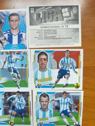 13 Cromos Málaga CF Liga Este