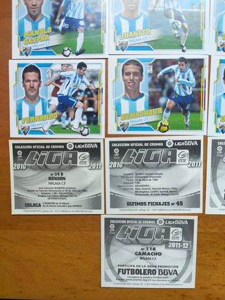 13 Cromos Málaga CF Liga Este
