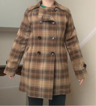 Cappotto vintage a quadri
