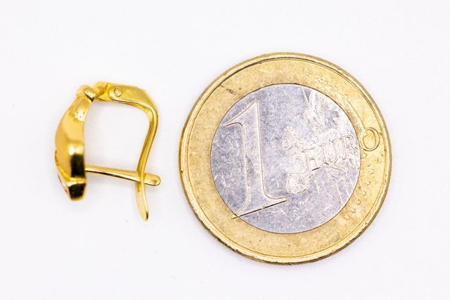 Pendientes oro amarillo 18k brillantes