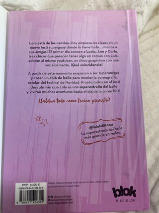 Libro Lola Lolita “nunca dejes de bailar”