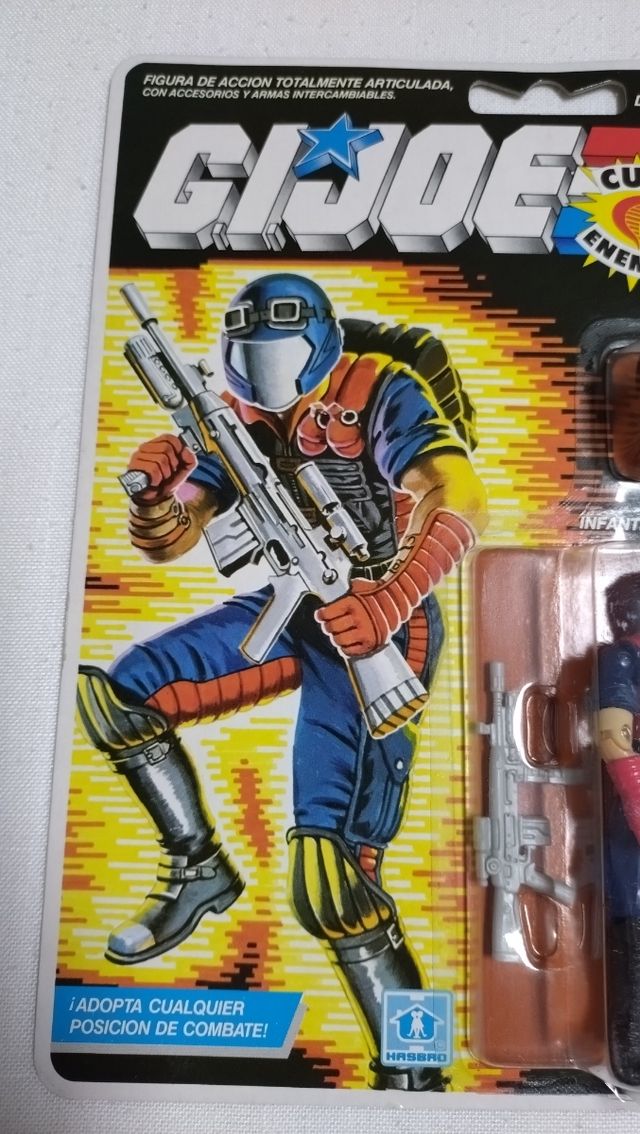 Blister español sellado Gi Joe Víbora Serie 1