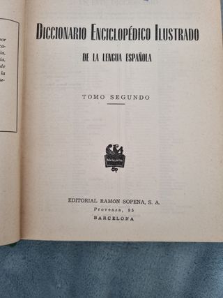 Diccionario Enciclopédico ilustrado.