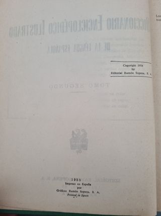 Diccionario Enciclopédico ilustrado.