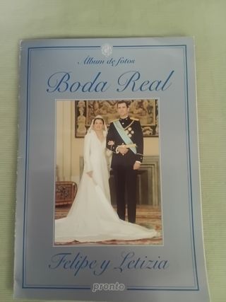 Pronto Álbum de fotos Boda Real.
