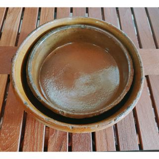 Cazuelas barro esmaltado - 2 uds