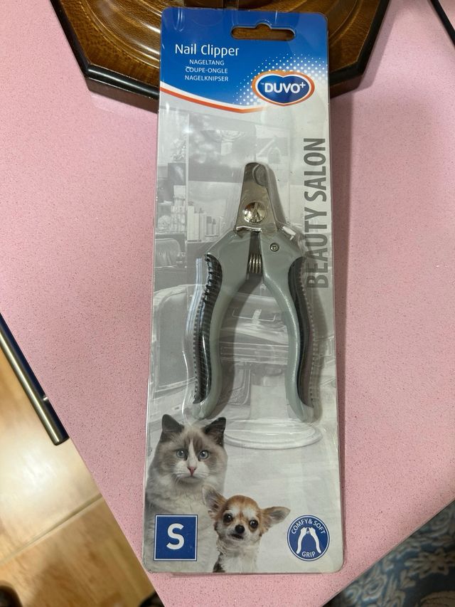 Bote porcelana perro + cortaúñas