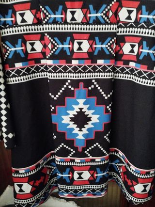 Vestido vintage multicolor